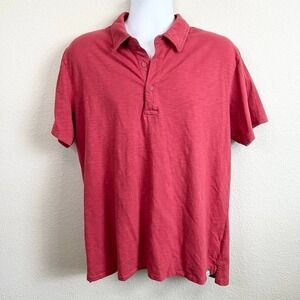 GRAYERS Red Polo Shirt Short Sleeve Cotton Collared Men's XL Classic